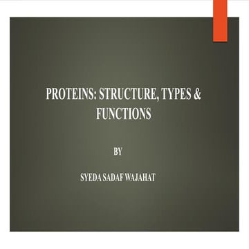Proteins