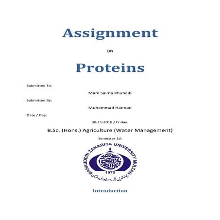 Proteins 