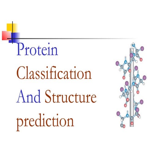 Protein structure classification