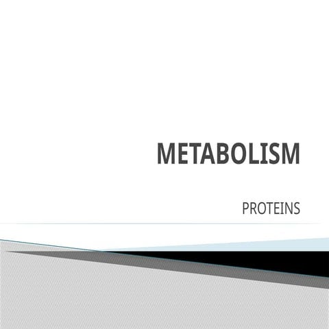 PROTEIN STRUCTURE AND METABOLISM  FOR HND II TTU.pptx