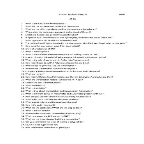 Mol bio classics | PDF