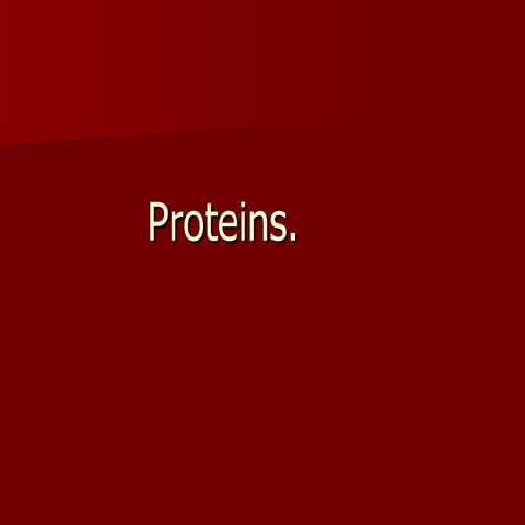 PROTEINS