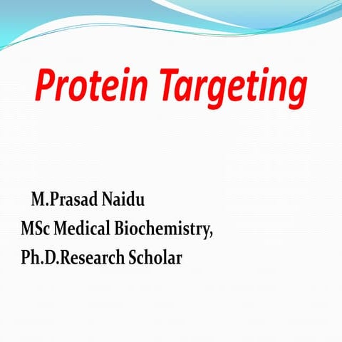 Protein targeting
