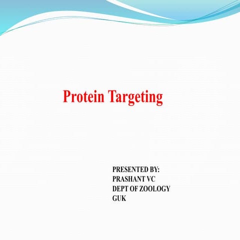 Protein targeting.pptx 