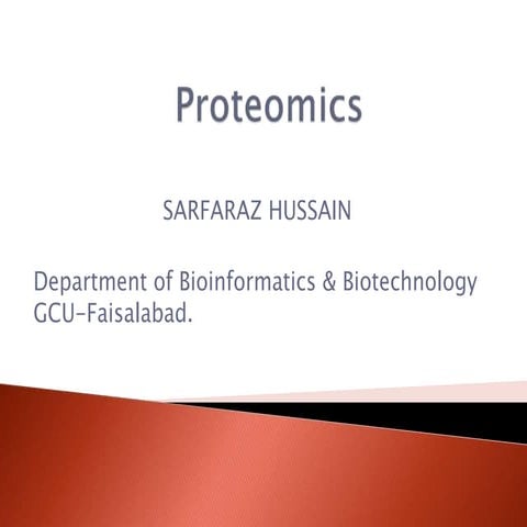 Proteomics