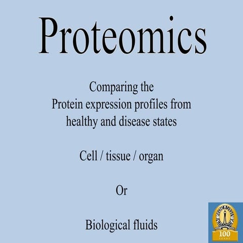 Proteomics course 1