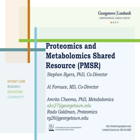 Proteomics & Metabolomics