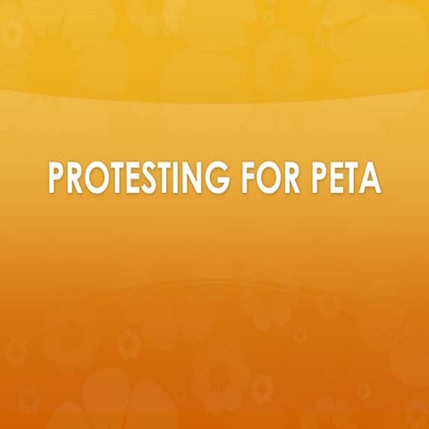 Protest group powerpoint