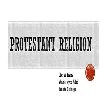 Protestant-religion ...