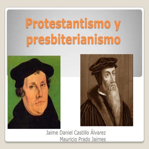 Protestantismo y presbiterianismo