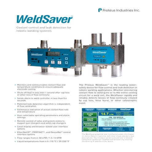 Proteus weld saver germany | PDF