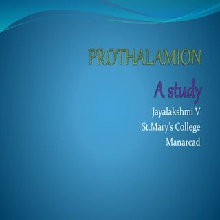 Prothalamion