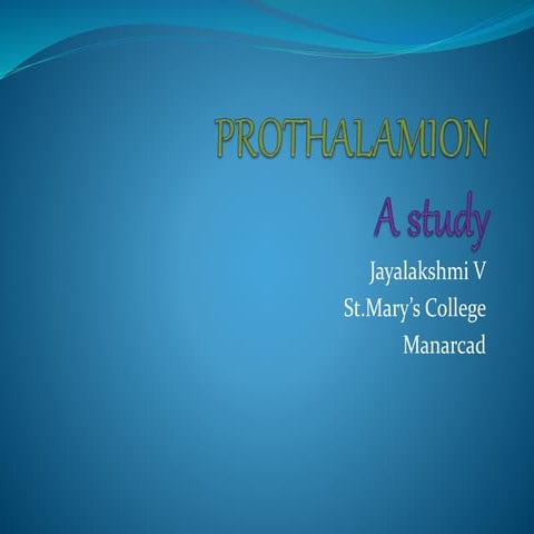 Prothalamion