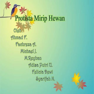 Protista Mirip Hewan