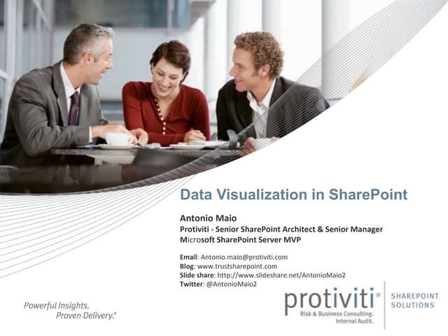 Data Visualization in SharePoint and Office 365