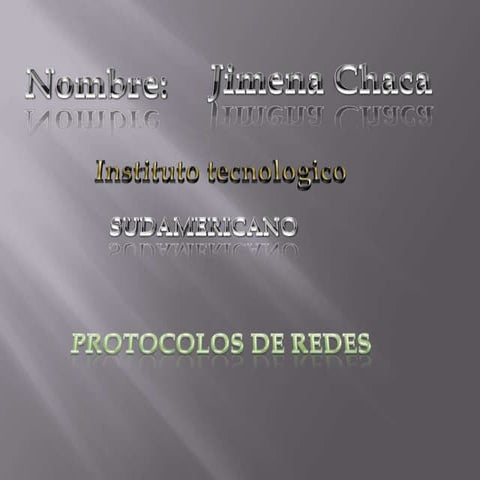 Protocolos de red