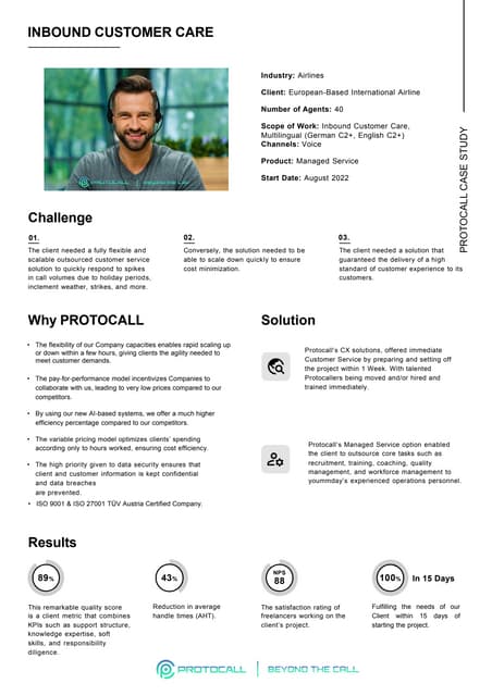 Protocallprime presentations
