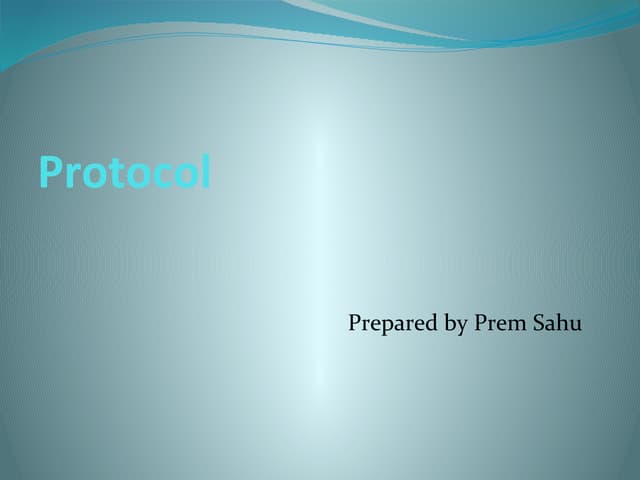 Protocol | PPS