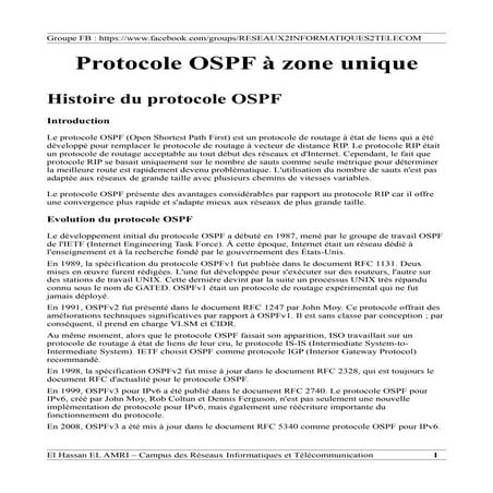 cours ospf 