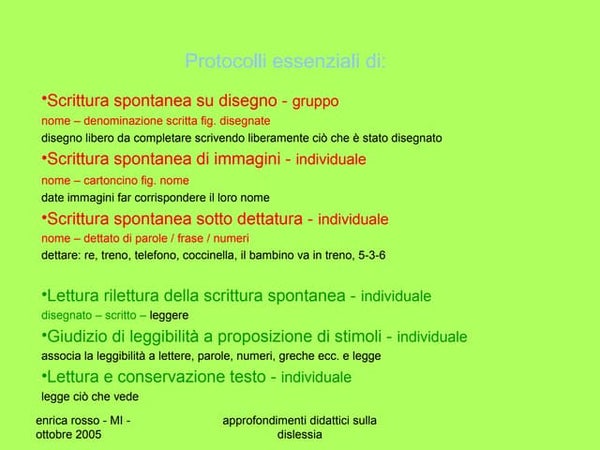 Protocollo letto scrittura v