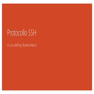 Protocollo ssh