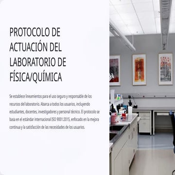 Protocolo de laboratorio de ciencias de la vida