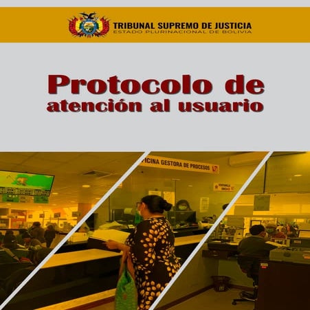 PROTOCOLO DE ATENCION AL USUSARIO DEL TSJ
