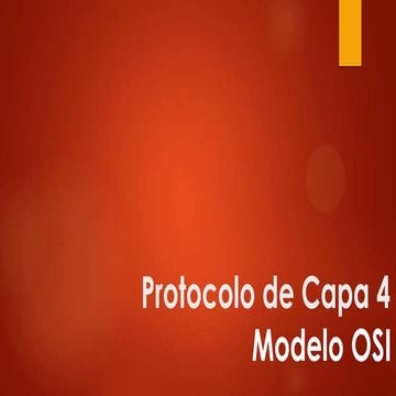 Protocolo de capa 4
