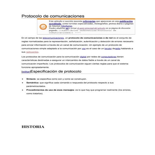 Protocolo de comunicaciones