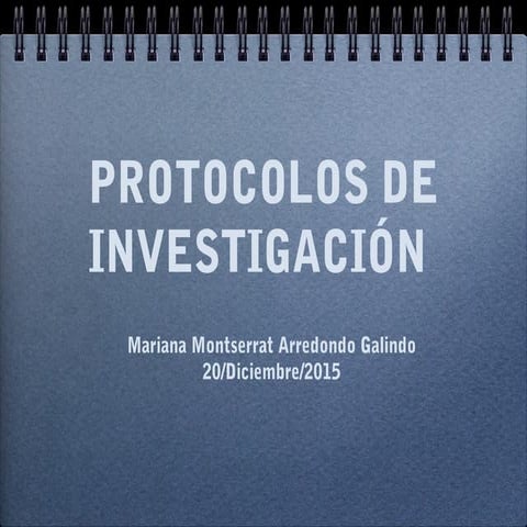 Protocolo de investigación 