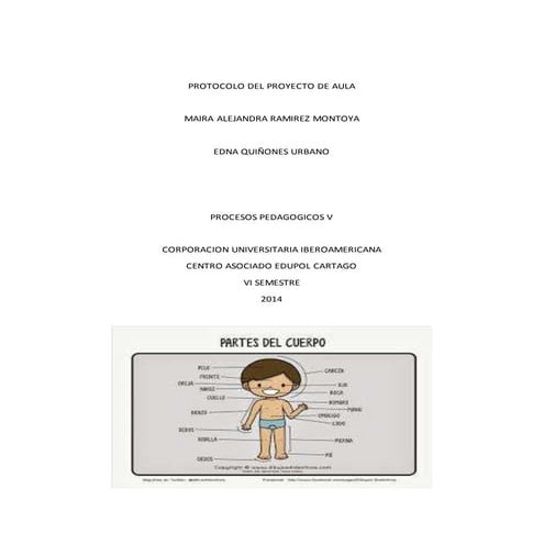 Protocolo del proyecto de aula | DOCX