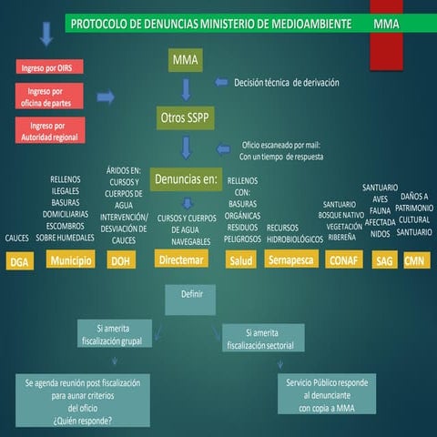 Protocolo denuncia MINISTERIO DE MEDIO AMBIENTE