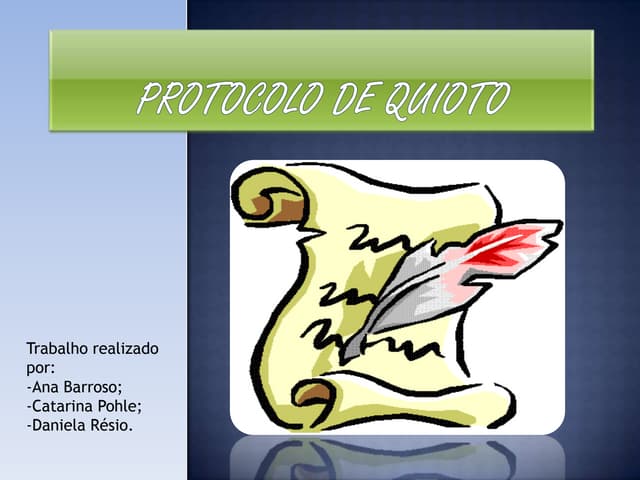 Protocolo De Quioto