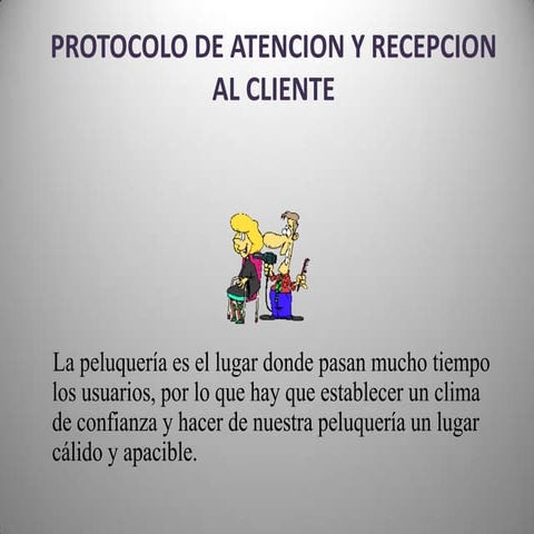 Protocolo de recepcion alcliente