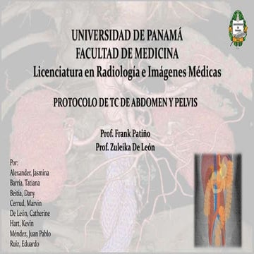 PROTOCOLO DE TOMOGRAFÍA COMPUTADA DE ABDOMEN Y PELVIS
