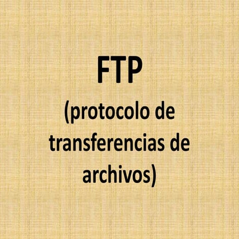 Protocolo de transferencias de archivos