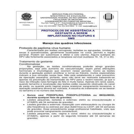 Protocolo do hpv