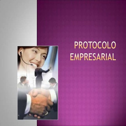 Protocolo empresarial | PPTX