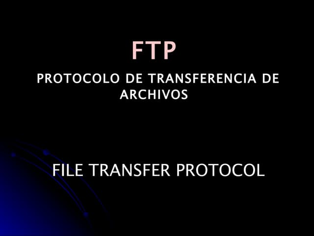 Protocolo ftp