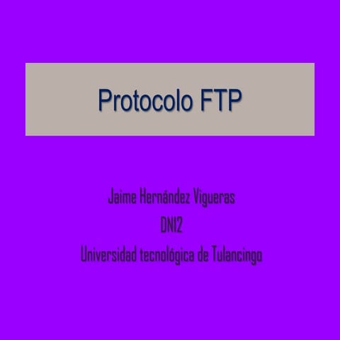 Protocolo FTP