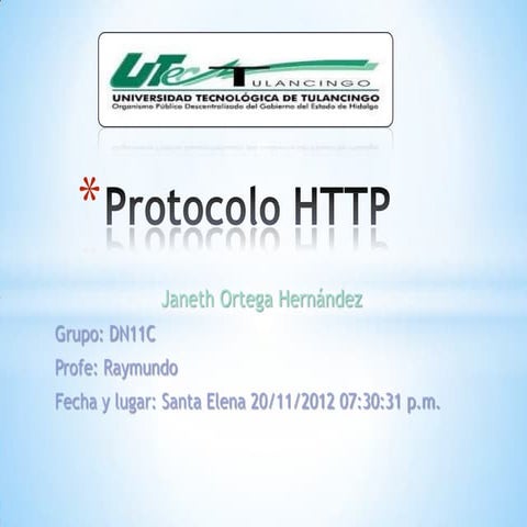 Protocolo http | PPTX