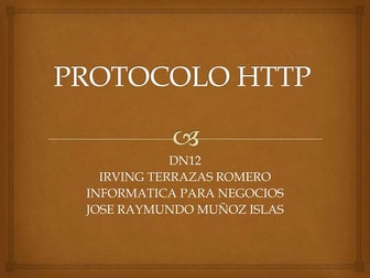 Protocolo http IRVING