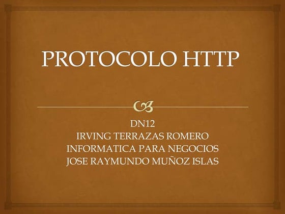 Protocolo http IRVING