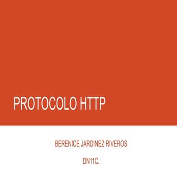 Protocolo http | PPTX