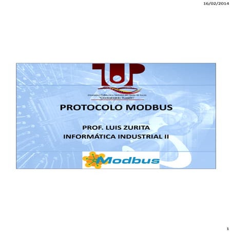 PROTOCOLO MODBUS