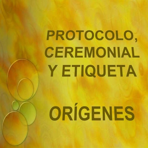 Protocolo orígenes
