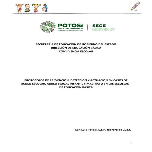 ORIENTACIONES PARA LA PREVENCIÓN, DETECCIÓN Y ACTUACIÓN EN CASOS DE ...