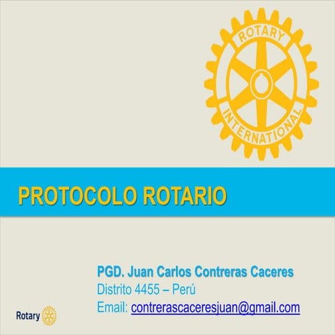 Protocolo Rotario 2016-2017