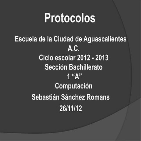 Protocolos