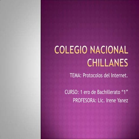 Protocolos del internet